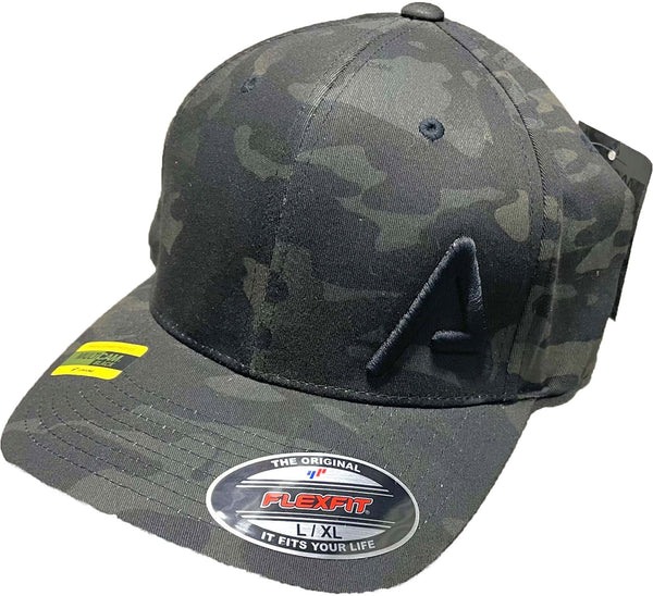 Agency Arms Flex Fit Black – Multicam Customs Box Hat Black