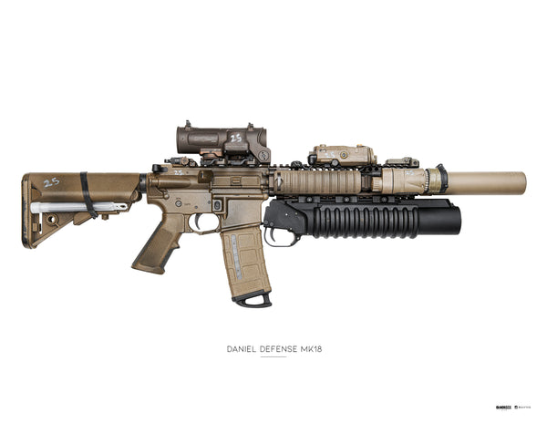 AV12G x Black Box Poster MK18 Grenade Launcher 17