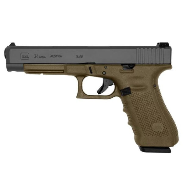 Glock 34 Gen 4 Flat Dark Earth – Black Box Customs