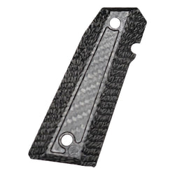 Nighthawk Custom 1911 Grips, Railscales Agent 2, Carbon Fiber, Government/Commander