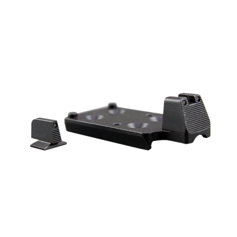 Trijicon 1911 RMR Mount w/ Integrated Night Sight Set – Black Box Customs